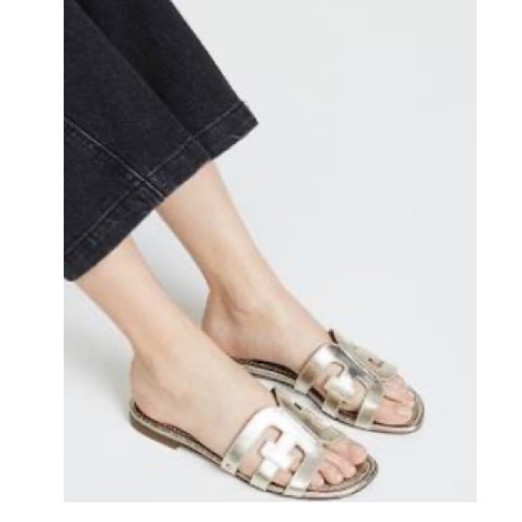 sam edelman metallic sandals